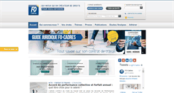 Desktop Screenshot of fo-cadres.fr